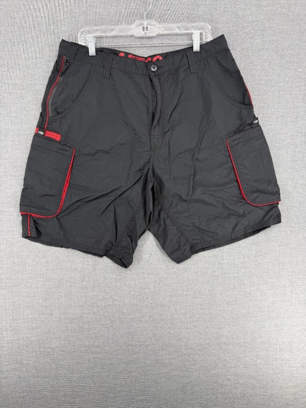 AFTCO Bluewater Fishing Board Shorts Mens 36 9" Cargo Pockets Swim Trunks